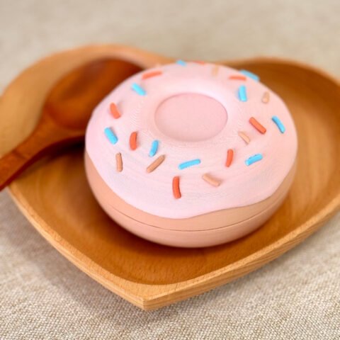 3D Printed Donut Mini Storage Box | Life Cube