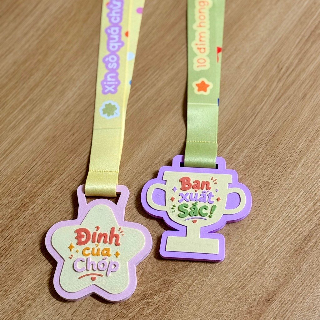 Cute 3D Printed Encouragement Medal – Motivational Gift