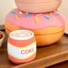 Móc khóa Clicker Bắp Rang Bơ & Lon Coca in 3D | Life Cube