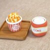 Móc khóa Clicker Bắp Rang Bơ & Lon Coca in 3D | Life Cube