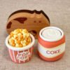 Móc khóa Clicker Bắp Rang Bơ & Lon Coca in 3D | Life Cube