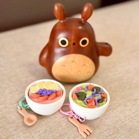 Móc khóa Clicker Healthy Food in 3D | Life Cube