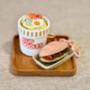 Móc khóa Clicker Mì Ly & Bánh Mì in 3D | Life Cube