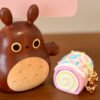 Pancake & Cake Roll Clicker Keychain | Life Cube