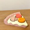 3D Printed Pizza Clicker Keychain with 3 Switches | Life Cube